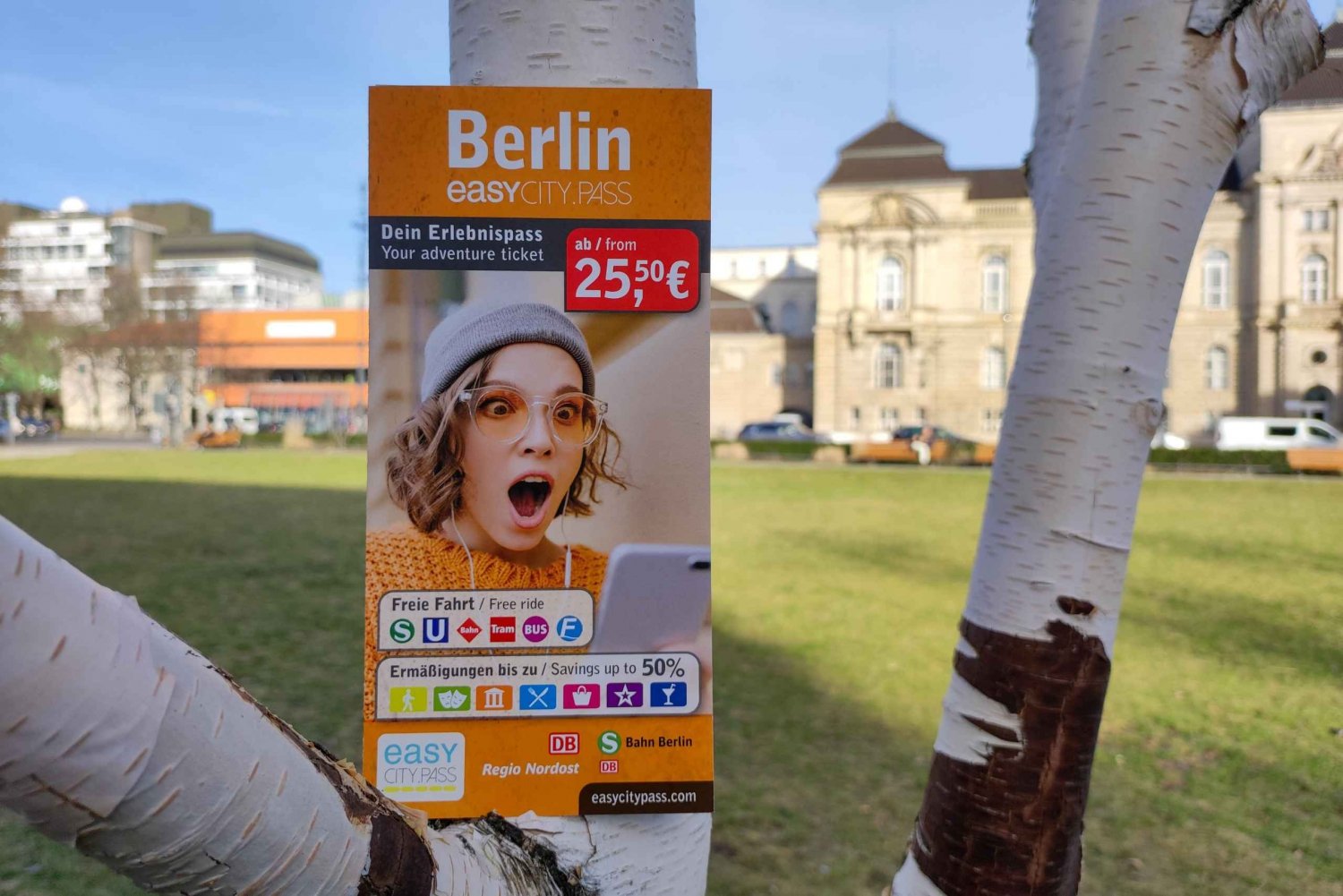 EasyCityPass Berlijn Zone ABC: Openbaar vervoer en kortingen