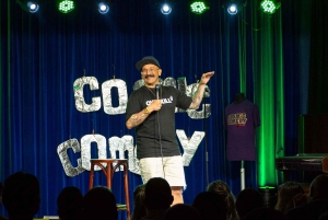 English Stand-Up Comedy Show with Free Pizza and Free Shots