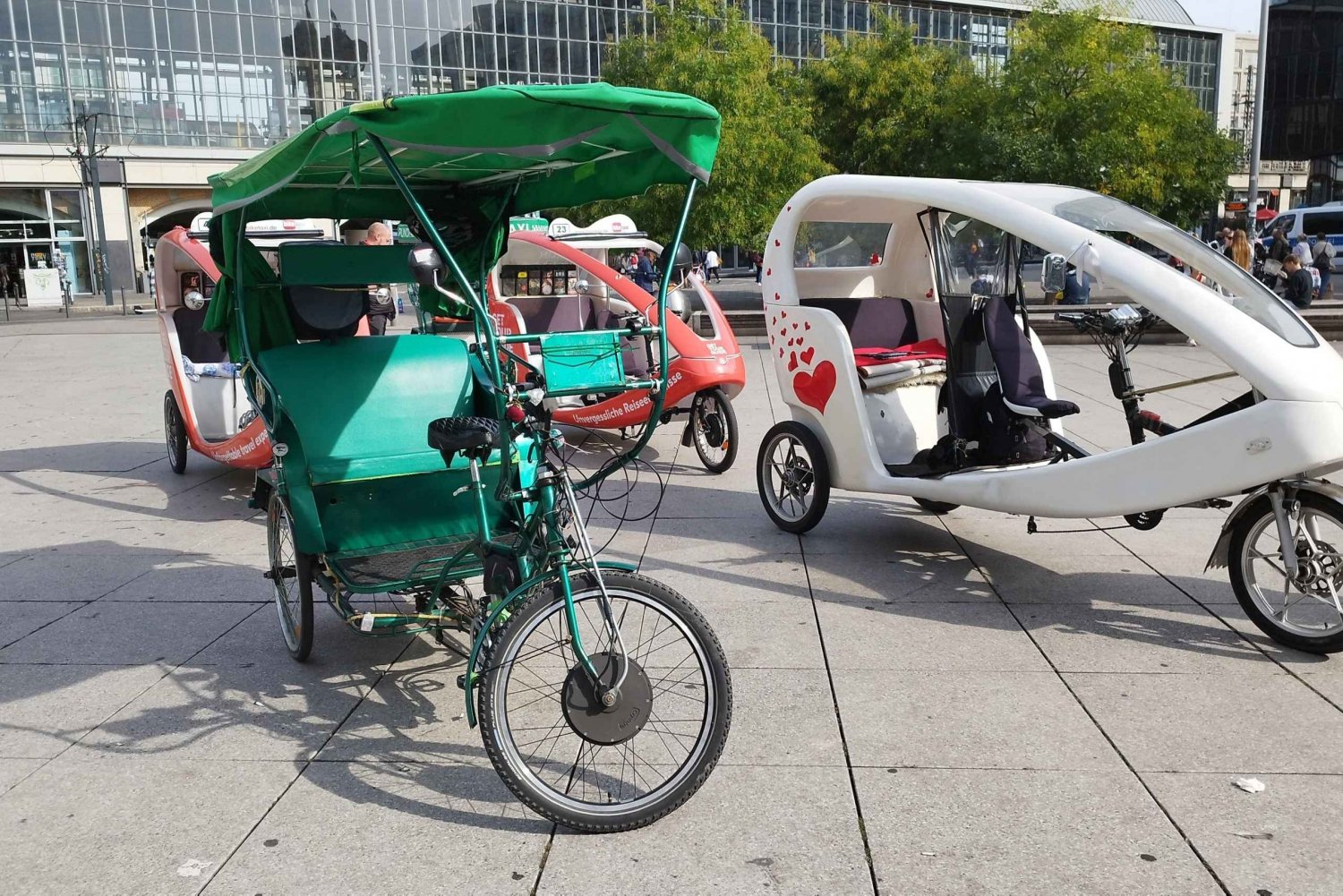 Inclusive Pick Up to 10 Berlin rickshaw up to 20 person