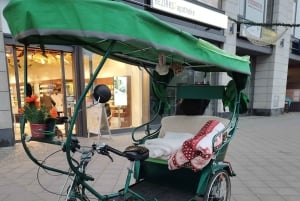 Rickshaws privados (multipersonales) con recogida en el hotel.