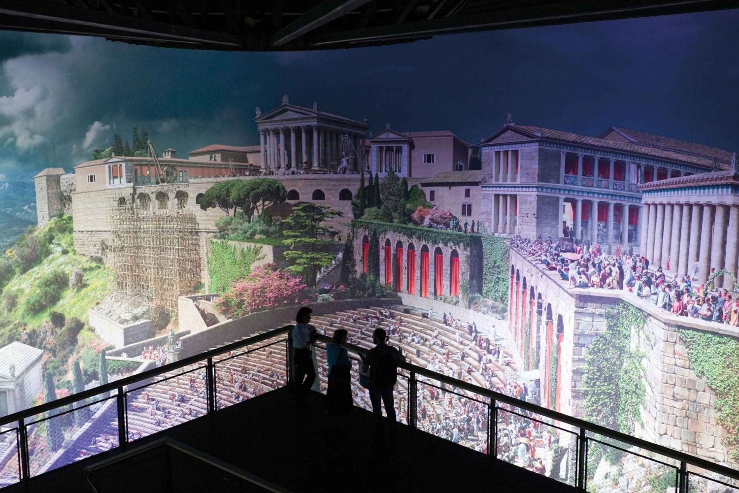 Breve tour archeologico di esperti del Panorama di Pergamo