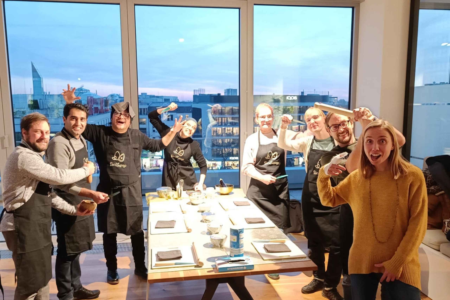 Sicilian Cooking Workshop in Berlin with unlimited drinks