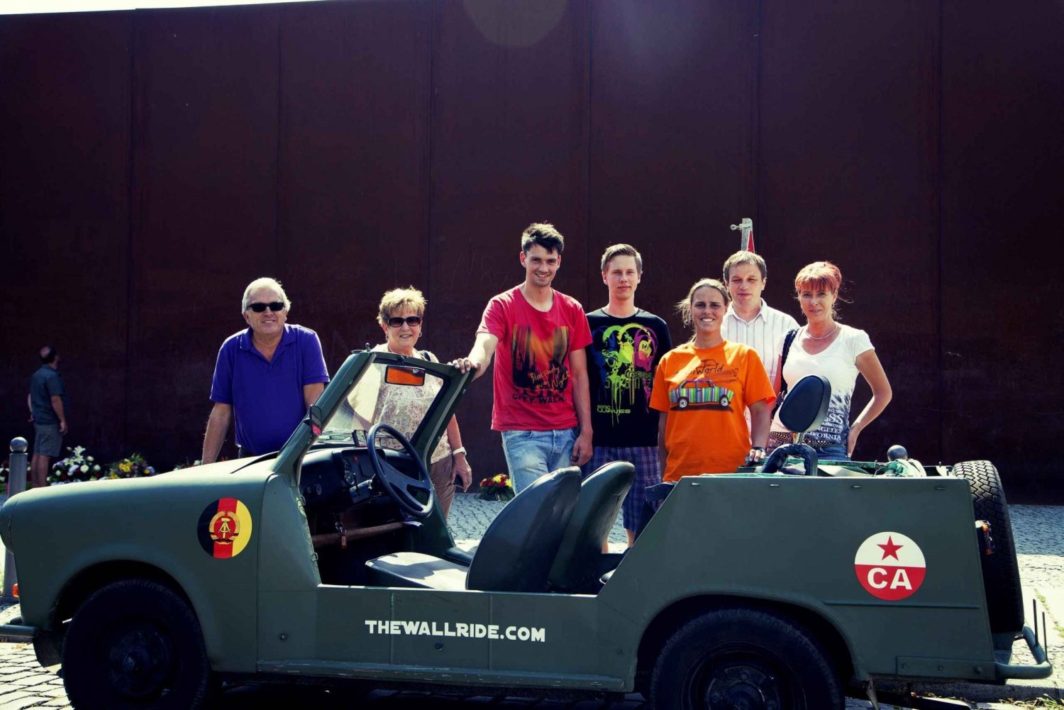 Trabantowe safari w Berlinie: The Wall Ride