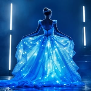 Ballett av Ljus: Askungen i en Strålande Show