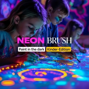 Neon Brush Kids Berlin: A Painting Course for the Whole Family