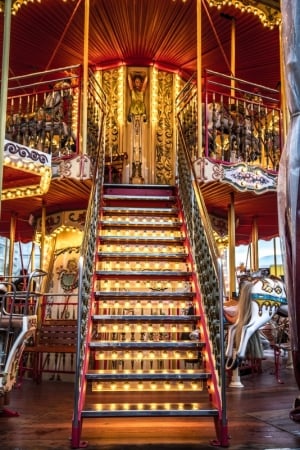 Historical Carousel - Alexanderplatz Berlin Mitte