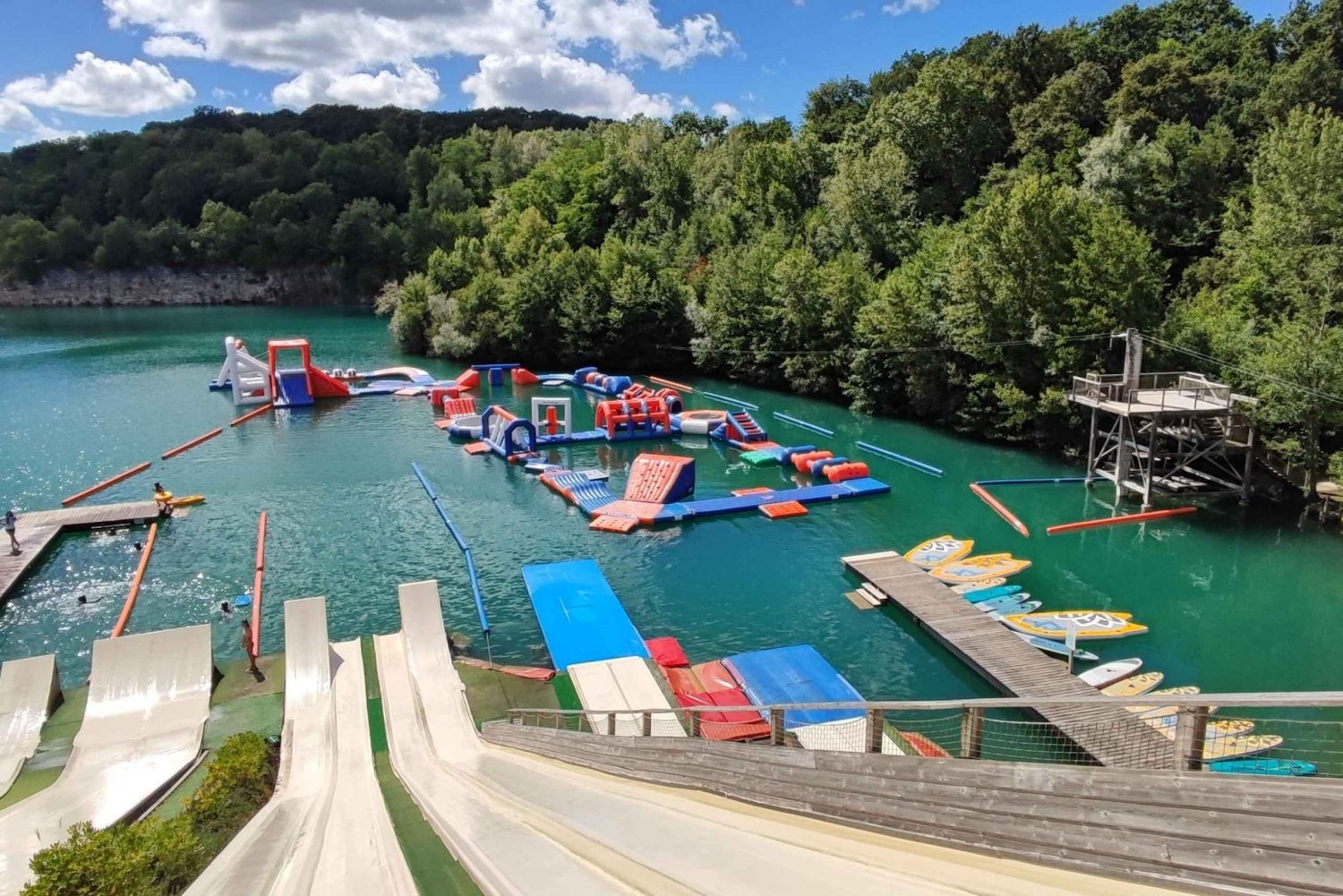 Biarritz: La Base de Pop Water Park Entry Ticket