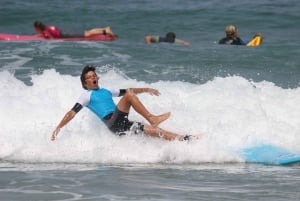 Biarritz: Cours de surf sur la côte Basque.