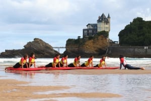 Biarritz: lezioni di surf sulla spiaggia della Côte des Basques