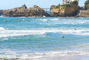 Biarritz: lezioni di surf sulla spiaggia della Côte des Basques