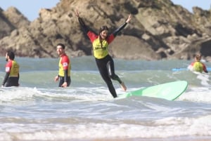 Biarritz: lezioni di surf sulla spiaggia della Côte des Basques