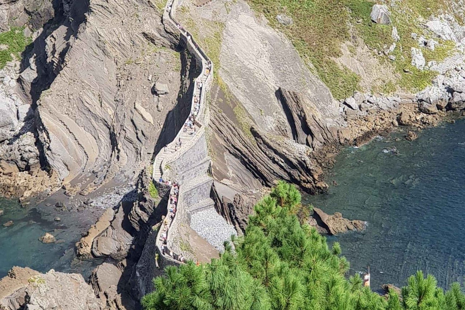 Bilbao, Guggenheim, and Gaztelugatxe from Biarritz