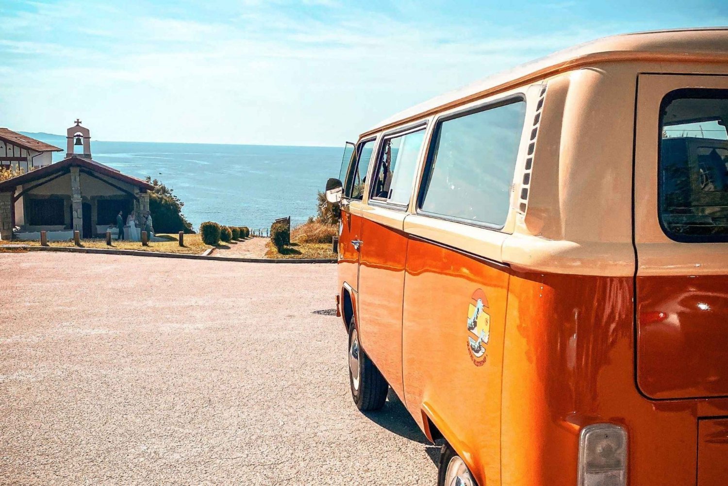 French Basque Country Coastline tour in a 70'sVW Van