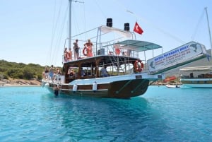 Bodrum: wycieczka łodzią po czarnej wyspie z lunchem