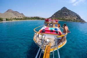 Passeio de barco em Bodrum com partida da praia de Gümbet