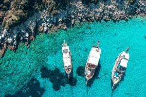 Bodrum: passeio de barco pela Ilha de Orak com paradas para nadar e almoço