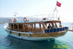 Crociera in barca sull'isola di Bodrum Orak con pranzo e bagno