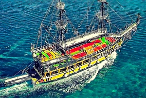 Bodrum : Excursion en bateau pirate avec déjeuner