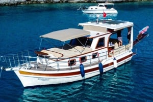 Tour privado en barco por Bodrum con almuerzo y paradas para nadar.