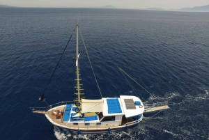 Bodrum: tour privato in barca dell'isola con pranzo