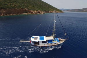 Bodrum: tour privado en barco por la isla con almuerzo