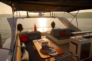 Bodrum: Private Yacht Rental & Sunset Dinner in Turkbuku