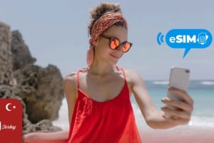 Çeşme / Turcja: Internet w roamingu z mobilną transmisją danych eSIM
