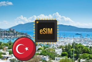 Bodrum: eSIM Internet Data Plan til Tyrkiet med høj hastighed 4G/5G