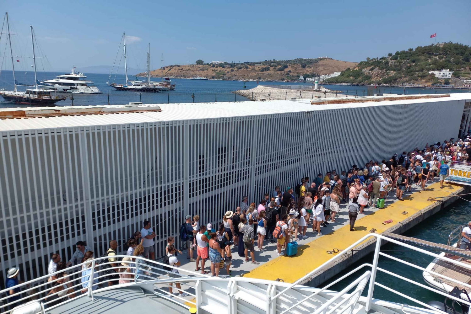 From Bodrum: Ferry Transfer to Kos with Hotel Pickup