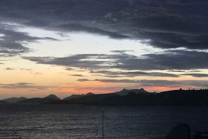 ボドルムから：ディナーと水泳付きのプライベートサンセットボートツアー