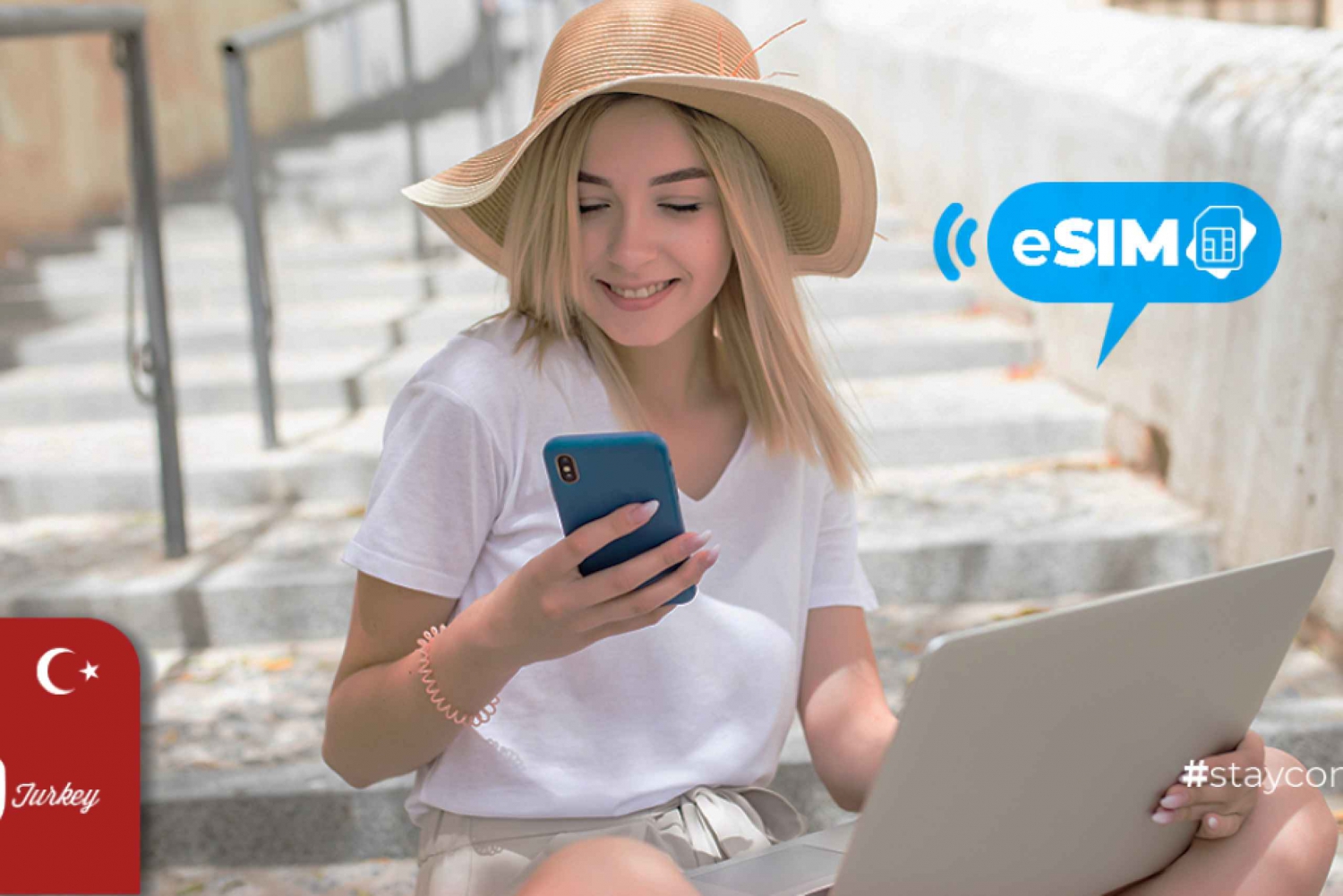 Izmir / Turcja: Internet w roamingu z mobilną transmisją danych eSIM