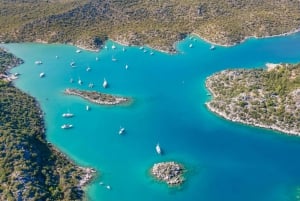 Navegue pela Turquia: Cruzeiro de Gulet de Kas a Demre via Kekova