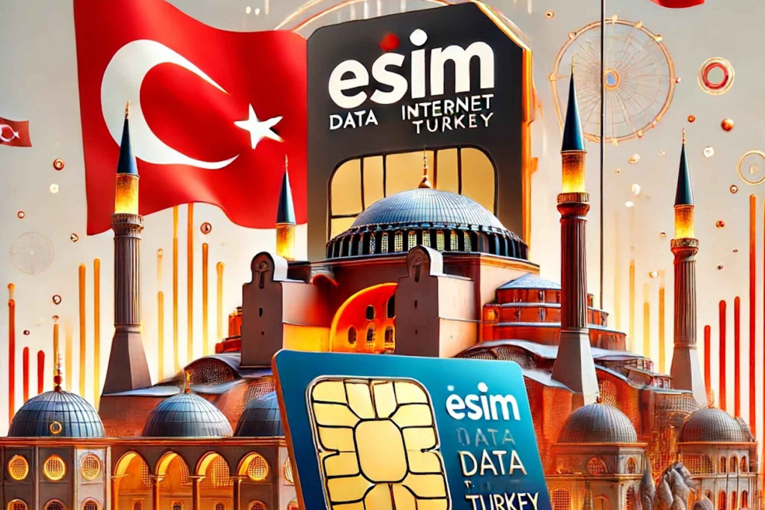 Turkey: eSIM Bodrum Internet Data Plan for Turkey 4G/5G