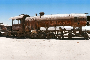 1D Tour privado del Salar de Uyuni y Minas Antiguas de Pulacayo