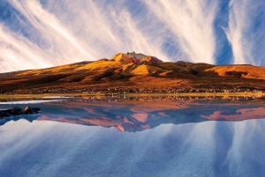 2-tägige private Tour zum Salar de Uyuni mit dem Vulkan Tunupa