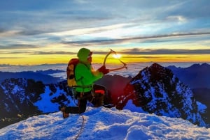 Bolivien, Besteigung des Huayna Potosí 6.088 m