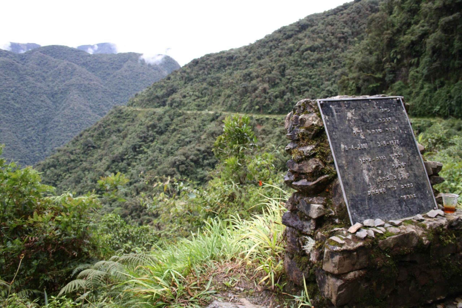 Bolívia: Passeio de bicicleta pela Estrada da Morte com almoço e transfer do hotel