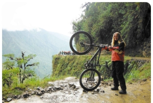 Bolívia: Passeio de bicicleta pela Estrada da Morte com almoço e transfer do hotel
