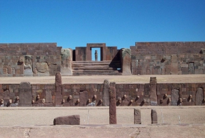 Desde la Paz: Guidet tur i Tiwanaku-ruinerne