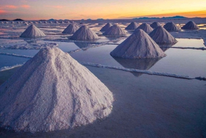 Depuis Atacama : Saline d'Uyuni 4 jours la plus grande saline du monde