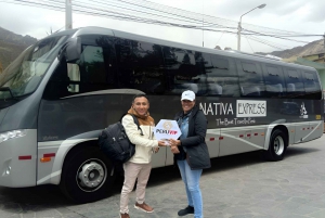 From Colca: Tourist Bus from Chivay to Puno