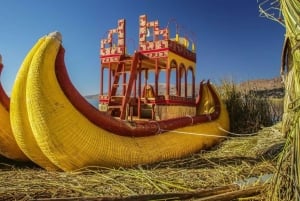 Depuis Cusco : Visite en bus de nuit à Puno avec visite du lac Titicaca.