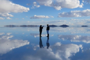 De La Paz: Salar de Uyuni de 2 dias e Lagoa Vermelha de avião.