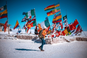 Von La Paz aus: 3-tägige Radtour Todesstraße & Uyuni Salzwüste