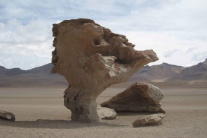 Desde La Paz: Excursión 5D Uyuni y Laguna Colorada en autobús