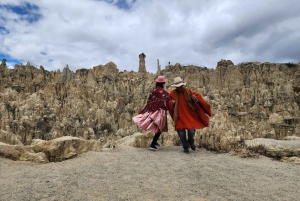 De : La Paz : Excursion d'une journée à la montagne Chacaltaya et à la vallée de la Lune