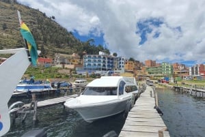 Desde La Paz:Excursión de un día al Lago Titicaca y Copacabana + almuerzo