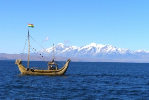 Depuis La Paz : Excursion en groupe au lac Titicaca et à l'île du Soleil