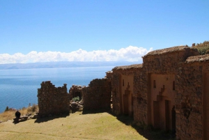 Depuis La Paz : Excursion en groupe au lac Titicaca et à l'île du Soleil