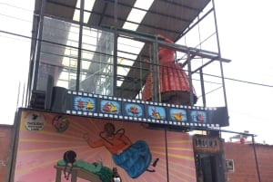 Vanuit La Paz: rondleiding door de Cholitas-kunsthal en een show met worstelen